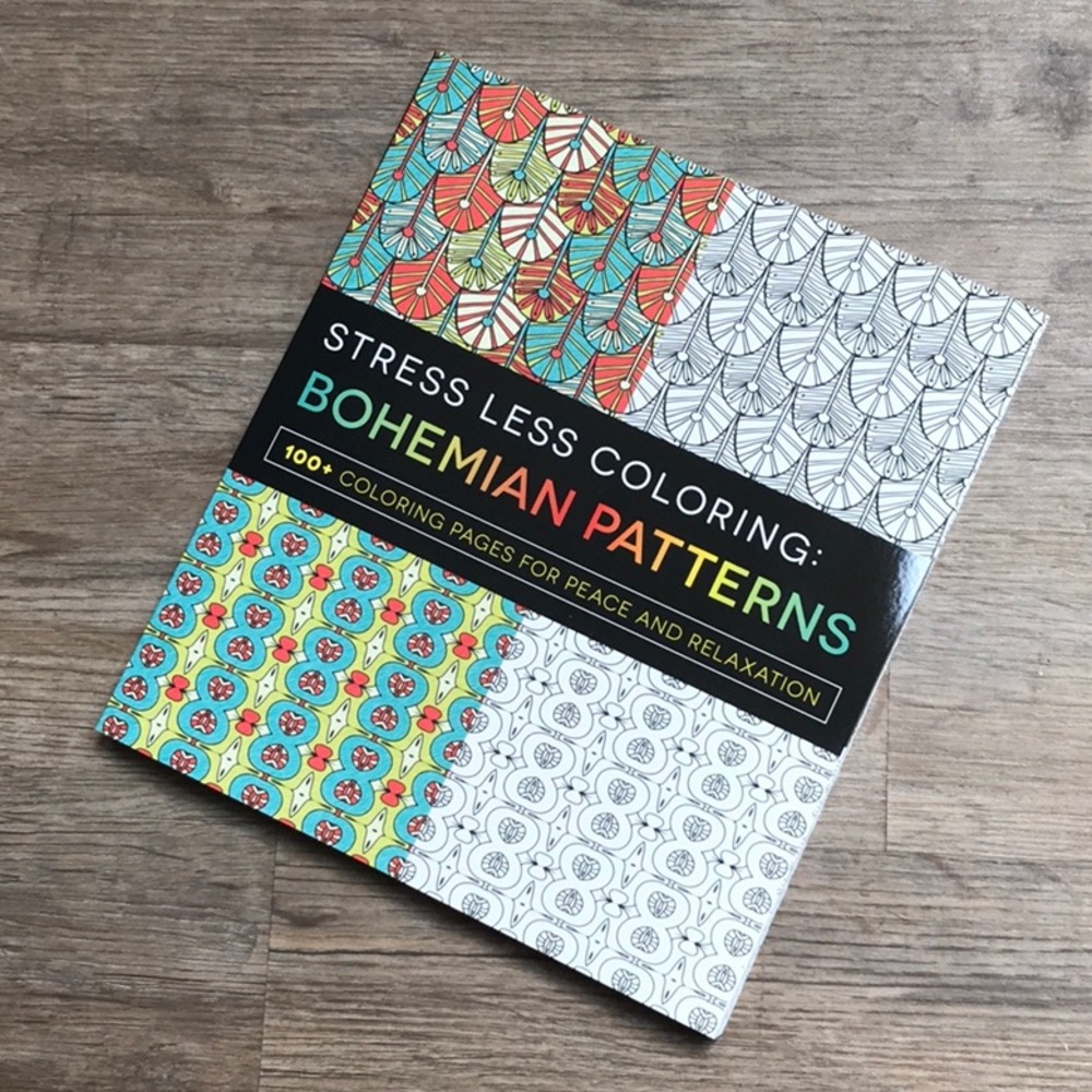 Stress Less Coloring Book PB